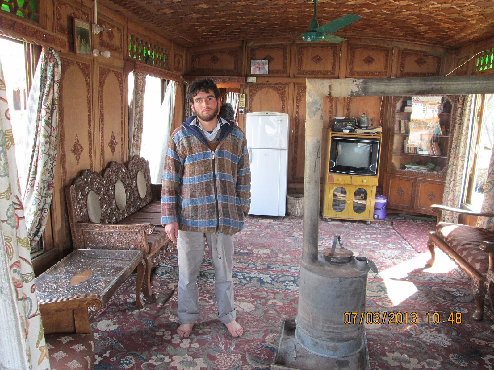 Houseboat interior